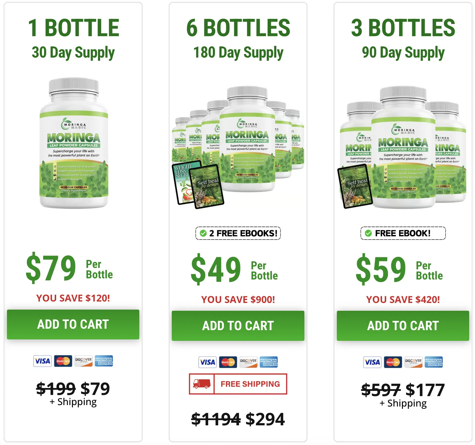 Moringa Magic order page